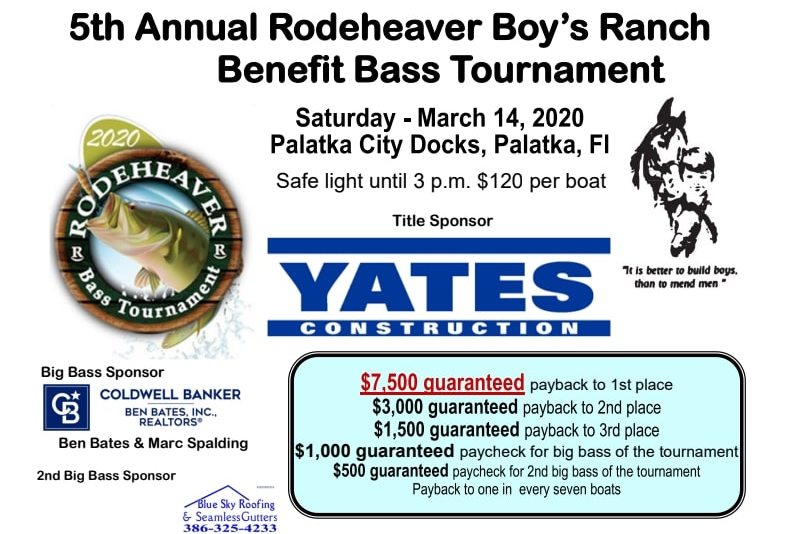 Rodeheaver Boy's Ranch Benefit Bass Tournament Rodeheaver Boys Ranch